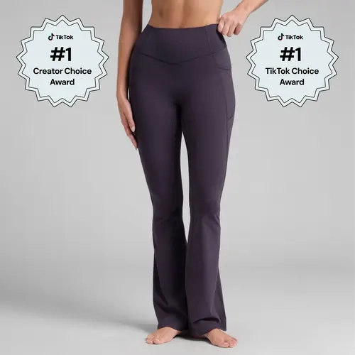 Comfrt | ComfrtCore 2.0 Sculpt High-Waist Flare | Flattering Flare-Leg Legging With Smoothing Waistband