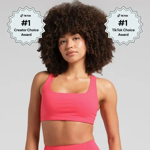 Comfrt | Square Neck Bra | Structured Sports Bra With Racerback & Removable Cups