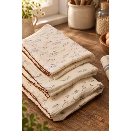 The Homestead Fam Cotton Cleaning Dish Rags, 3-Pack Wipe Set