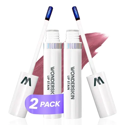 Wonderskin - Wonder Blading Lip Stain Masque Duo | Iconic Bestseller | Build Your Own 2-Pack, Choose Any 2 Shades | Transfer-Proof Lip Color