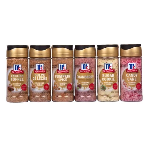 McCormick Limited Edition Winter Finishing Sugars Gift Set, 6ct