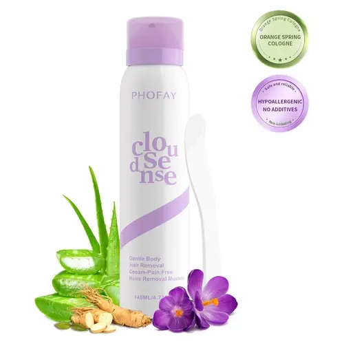 [Live Stream Exclusive two] Bikini Pain-Free Hair Removal Cream for Sensitive Skin, Hypoallergenic Formula-Gentle & Fast-Acting Depilatory with Citrus Scent, Aloe & Hyaluronic Acid for Soothing Care, Suitable for Men & Women,backtoschool