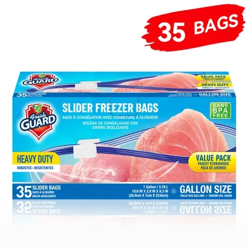 35 Slider Bags (1 Gal)-Storage Bags