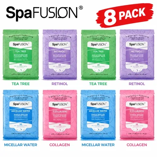 8 PACK Cleansing Wipes