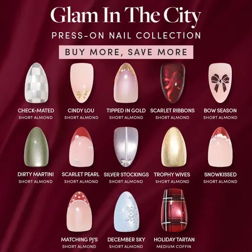 Glamnetic Glam In The City Press-On Nail Collection