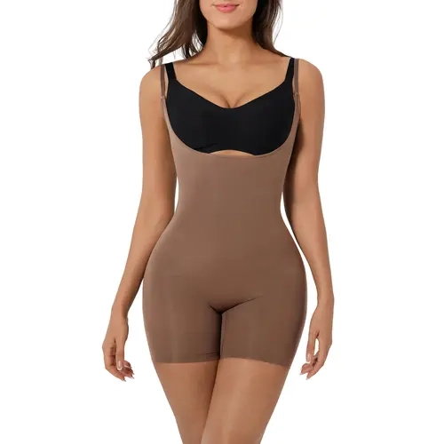 SHAPELLX Exclusive Free Gift – Seamless Long Sleeve Bodysuit & Tummy Control Shaping Panty | 2 Options (TTS)