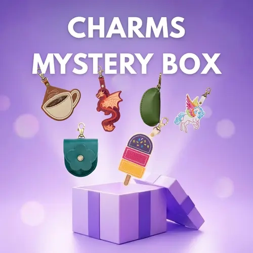 Portland Leather Charms Mystery Box - 6 Real Leather Charms Bundle