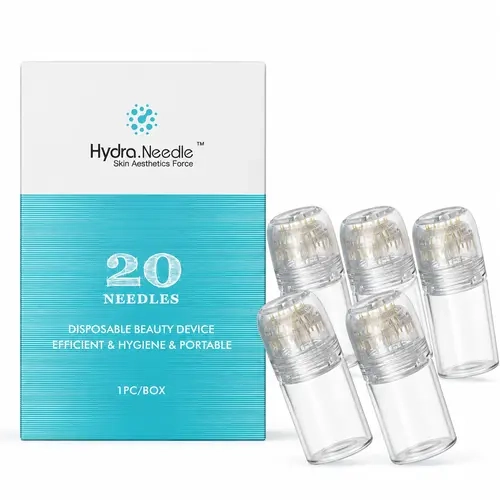 [Pack of 5] HYDRANEEDLE 20 5ml Serum Applicator Derma Bottle Stamp Skin Care Tool