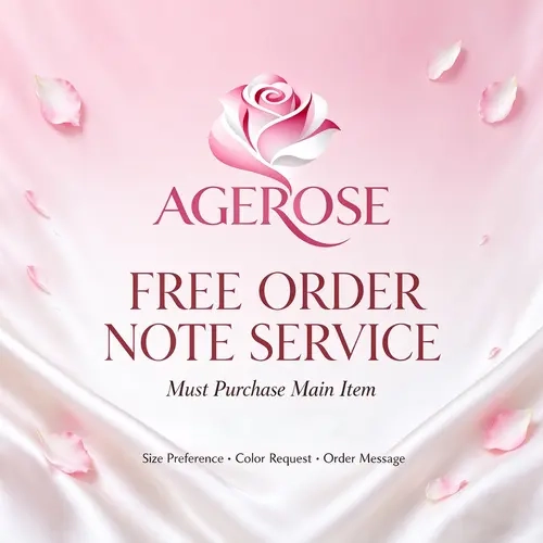 AgeRose Women's Clothing | Order Notes Service | Must buy main item, not sold separately