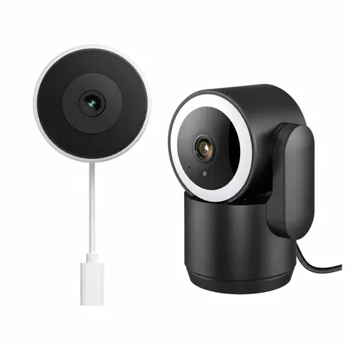 Luna Window Cam & Home Cam V3 Indoor Wireless Security Camera, 2K Glass-Mount Wi-Fi Camera for Outdoor Viewing, No-Drill Installation, Color Night Vision, Added Indoor Monitoring & Two-Way Audio