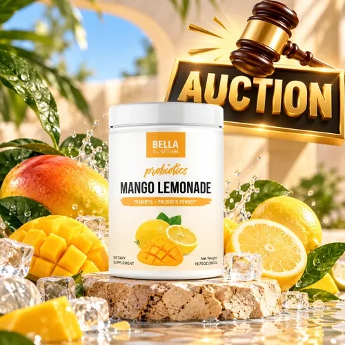 [Auction] Bella All Natural Probiotics Mango Lemonade for Daily Use