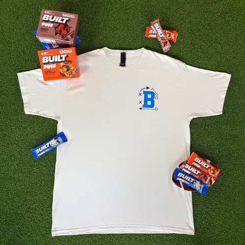 BUILT Fan Special Edition Football T-shirt | T-shirt ONLY | Casual Fit | Style | Protein Snack League