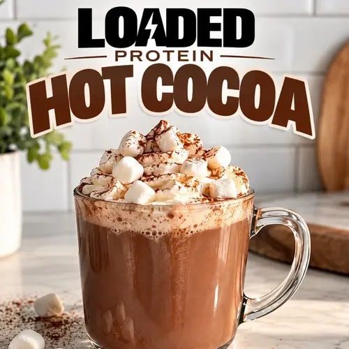 Loaded Hot Cocoa Protein mix – Viral | 5 Single Packet Bundle  | 16oz Coffee Drink Mix | 5 g Protein & 100mg Caffeine | Add milk