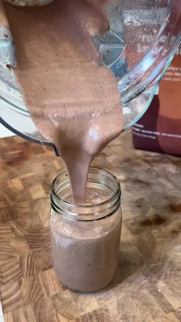 Hidden Vegetable Protein Smoothie Grab a bag of our Chocolate Protein Smoothie and give this recipe a try! It’s high in both protein and fiber as well as a sneaky way to add veggies into your kid’s diets.  Ingredients: 8 oz milk of choice 1/4 cup frozen cauliflower rice 1/2 avocado  1 tsp chia seeds 1 scoop (1/2 cup) FlavCity Chocolate Protein Smoothie  Directions: Add all the ingredients to the blender and mix until smooth and creamy.  Pour into a glass and enjoy! #proteinsmoothie #proteinrecipe #proteinshake #hiddenveggies #proteinpowder 