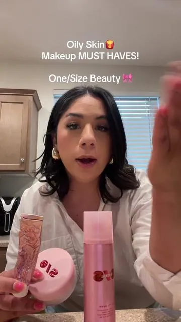 One Size Beauty is having a Valentines Day Sale 💗 One of my favorite brands ever as an oily skin girl! #onesizebeauty #oilyskinmakeup #oilyskin🍟 #oilyskintips #osbeauty 