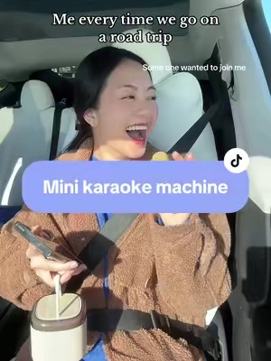 My husband be sick of me every time🎤🎶 . ##karaokemachine##karaokeminispeaker##minikaraokemachine##singinthecar