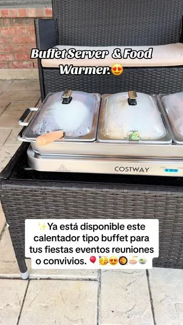 Buffet en casa. 🍜🍲🥘calidad y precio inmejorable ✅🔗🎁 lo ame para mis almuerzos con mis amigas chilaquiles frijolitos fritos y unos huevitos😍😍#fyp#tiktokshop#buffetserver #foodwarmer #paratupagina#comida#plancha#griddle#cocina#comida#buffet #buffet #tiktokshop#fyp#fup#fypシ #tiktokmakemebuy 