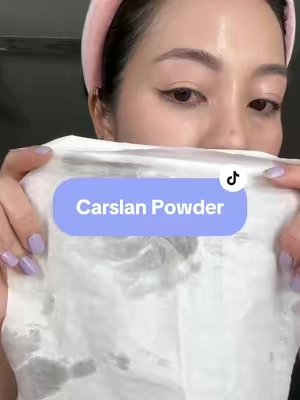 Testing the Carslan waterproof face powder.  #Carslan #CarslanPowder #springbreak2024