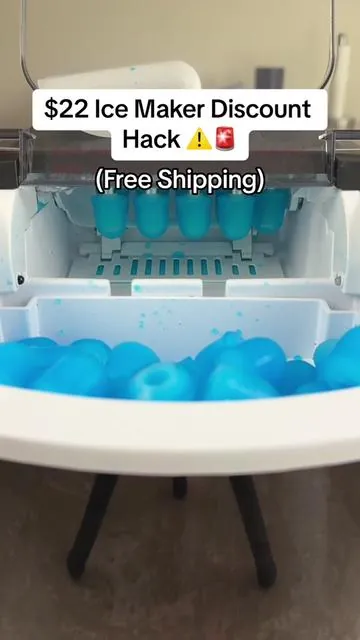 Watch till the end for the tutorial!! #cowsar #icemaker #sonicice #nuggetice 