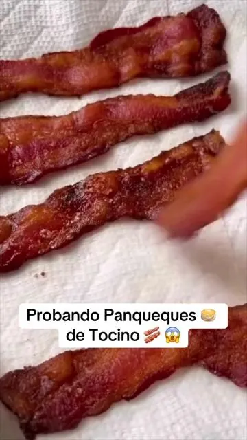 Probando Panqueques 🥞 de Tocino 🥓 😱.. Te atreverías a probar esto?
Receta de @Jordan_The_Stallion8 

#tiktokshopfinds #fyp #dailydeals  #tiktokdeals #tiktokmademe #tiktokmadebuyit
#tiktokshopdeals #tiktokshop #tiktokshopdeals
#Viral #cosori #cosoriairfryer 