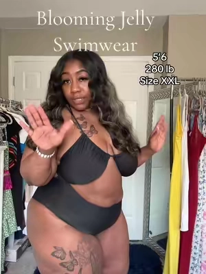 @BloomingJelly_Official LOVE 🫶🏾 these highwaist swimsuits, This swimwear is giving tummy control. #swimwear #bloomingjelly #onepiece #tiktokshop #plussize #curvy #bathingsuit #vacation 