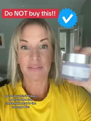 Do not buy GoPure Tighten and Lift Neck Cream unless it has the 🔵blue check mark next to the name GoPure! Best neck cream ever! Comment below if you bought a fake, I’ll help you sort it out. ##gopure##neckcream