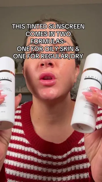 Which do you prefer? @DRMTLGY #tintedspf #tintedmoisturizer #mattespf #mattifying #glowyspf #universaltintedmoisturizer #creatorsearchinsights #dealsforyoudays #esthetician  #oilyskinspf 