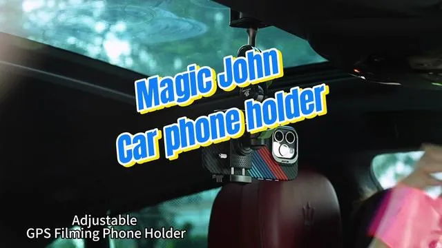 Car phone holder can be easily adjusted 360 degrees, firm and stable, very easy to use #magicjohn #carphoneholder 