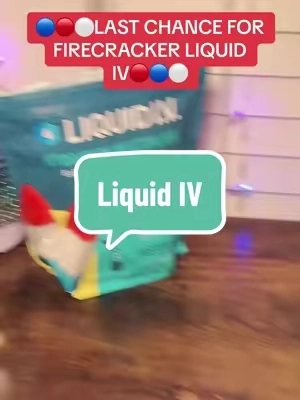 LAST CHANCE FOR THE FIRECRACKER LIQUID IV FLAVOR!!  #liquidiv #TikTokshopbacktoschool #hydration #waterintake #electrolytes 