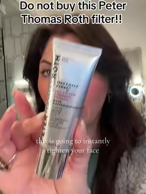 I cant stop looking in the mirror tho 🪞✨ @Peter Thomas Roth Labs #peterthomasroth #firmxprimer #primer #makeup #tiktokshop #shopicons #flashsale #givememymoney #viral #fyp #aging 