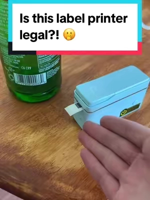 You can do too much with this label printer… 👀  #tiktokshop #TikTokshopbacktoschool #labelprinter #printer #labelmaker #inklessprinter #labelprinting #organizing 