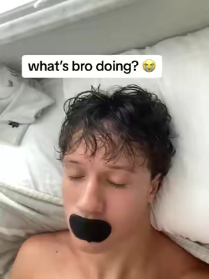 you should try it out #mouthtape #sleep #mogging 