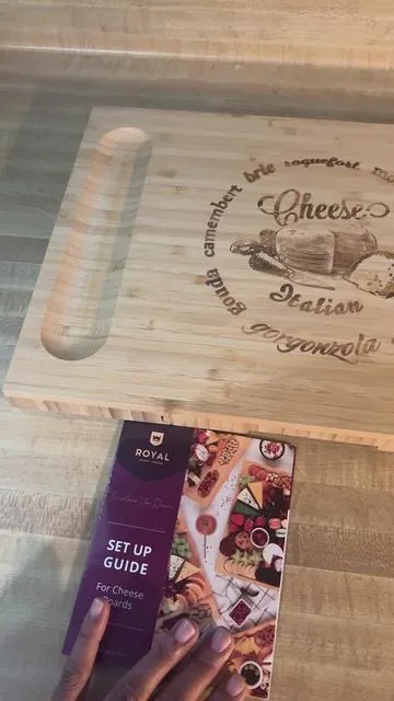 @Royal Craft Wood #fypシ゚viral #tiktokviral #tiktokshop #tiktok #cheesebord #cheese #kitchen #bamboo 