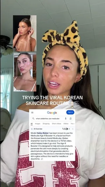 NEW CELEBRITY GLASS SKINCARE ROUTINE🫧🪞🧴⭐️ #skincare #skincareroutine #skincareproducts #koreanskin #koreanskincareproducts #koreanskincareroutine #haileybieber #haileybieberskincare #howtogetglassskin #glassskincareroutine #glassskin #glassskincare #korean #medicube #medicubeskincare #grwm #ditl #vlog #fyp #skintok #skintok 
