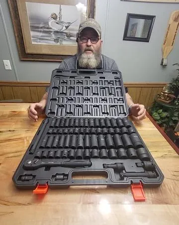 Vevor 65 piece impact socket sets  #vevorttshop #toolsofthetrade #treasurefinds #vevortools #tools #vevorsocketset #tiktokviral #vevor #tiktokshop #workspacegoals #vevormustbuy #musthaves #halloween2024 #tool #toolsets #best #viral 