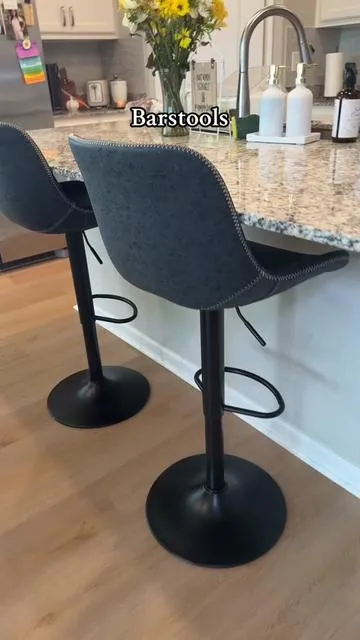 I still love them as much as I did when I first got them! They are so easy to assemble!  #barstools #furniture 