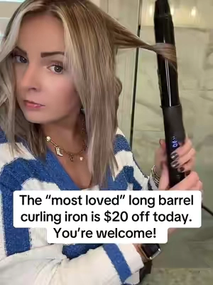 Rated most loved on tiktok shop for a good reason! Love! @FARERY #farery #farerycurlingiron #mormoncurls #hairtok #slomw #hair #curlingiron #longbarrelcurls #hairinspo #falldealsforyou #cybermondaydeals #blackfridaydeals 