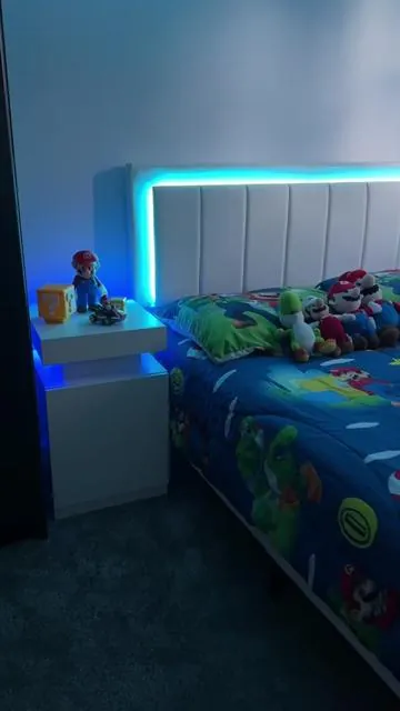 El enlace esta aquí arriba 😊 #viral #parati #fyp #chabuildreark #cabeceraparacama #decor #decoracionparamihijo #cuartoparaniño #TreasureFinds 