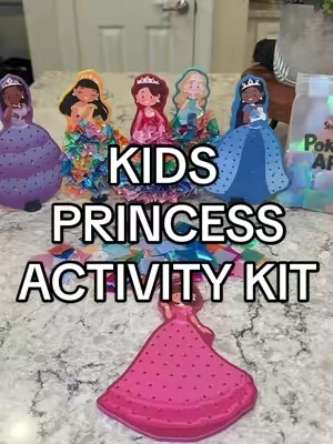 This princess activity kit is so great for keeping your kiddos occupied, and their brains busy! #activitykit #educationaltoys #shoptoysandtots #giftsforkids #princess #giftsforgirls #tiktokshopcybermonday #tiktokshopblackfriday #halloween2024 #screentime 