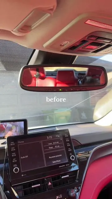 Eliminate that blind spot with this panoramic mirror ✨🩷 #panoramicmirror #carhacks #carsafety #carmusthave #carmirror #panoramic #caraccessories 
