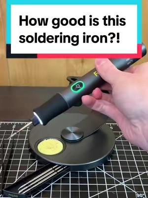 This @Fanttik soldering iron kit is a game changer!  #soldering #solderingiron #solderingkit #wirelesssolderingiron #wiring #electronics #electronicrepair 
