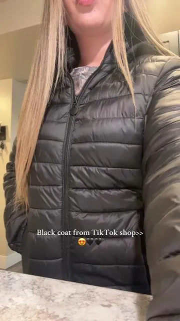 everyone needs a black puffer 🫶🫶😍matches with everythinggg
