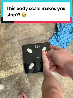 Replying to @John Ferragamo735 You gotta strip to use your weight scale! #weightscale #scale #smartscale #bodyweightscale #bodyweight #fitnessjourney  #tiktokshop 