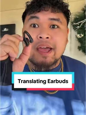 He can finally understand my Mexican family! 🤣  #Miniso #MinisoX15Pro #Earphones #Earbuds #TranslationEarbuds #TranslatingEarbuds #ForeignLanguage #Multilingual #tiktokshopblackfriday 