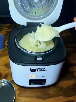 Rice Robot Personal Rice Cooker, PFAS-free, Nonstick. 1 Quart Capacity, with Stainless Steel Steamer Tray, Measuring Cups, Recipe Book with 60 Recipes, and Serving Spoon #CookingTikTok #CookingTok #rice #cooking #ricecooker #ricerecipe #ricerobot #kitchen #kitchengadgets #KitchenHacks #CookingHacks #christmasgiftideas #christmasgifts #holidaygifts #dealhunters #SavingsSquad #treasurefinds #winterdealsforyou #tiktokshopfinds #spotlightfinds  #giftguide   #elevateyourhome #mademyyear #holidayhaul #giftsforher #giftsforhim #tiktokshopcreatorpicks #TiktokShopHolidayHaul