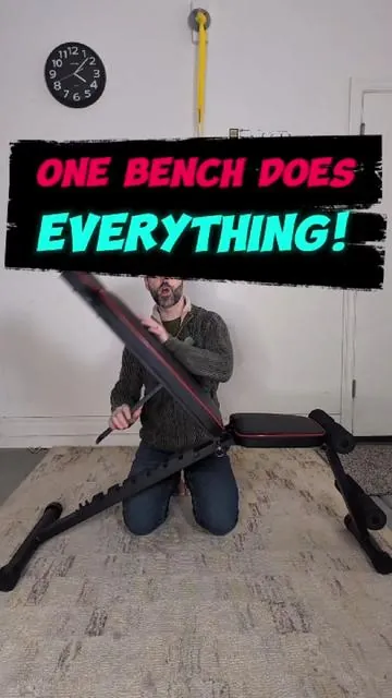 If you need a workout bench that does everything, this is the one. #gym #exercise #ttsdelightnow #mademyyear #tiktokshopcreatorpicks #fitness #homegym #newyearnewaura #fyp #homefitness #workoutbench #fitnessdeals #bearbro @Bearbro Fitness Studio 