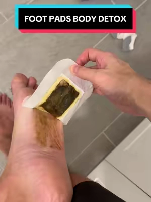 These foot pads work like a charm but it’s pretty gross haha