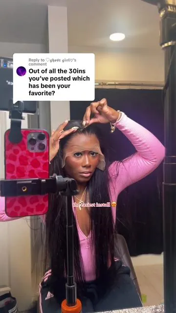 Replying to @♡𝖌𝖍𝖔𝖘𝖙 𝖌𝖎𝖗𝖑♡ i’ll be waiting on another unit just like thissss @Yawawe Hair !! my favorite wig company 🥰🥰  #fyp #wiginstall #viral #straighthair #wiginfluencer #yawawehair #wigreview #explore #darkskingirl #darkskinmakeup #darkskininfluencer #humanhairwigs ##darkskinwomen##explorepage