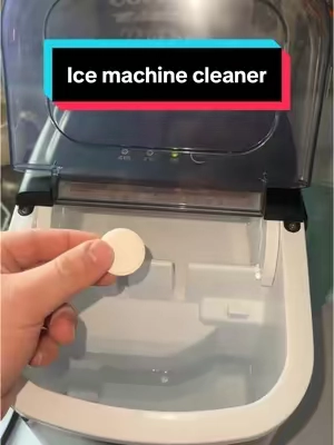 Ice maker cleaning made easy! #icemaker #icemakercleaner #countertopicemaker #cleaningtips #tiktokshop 