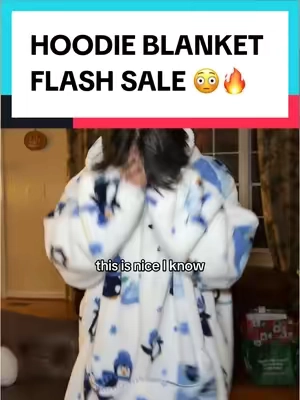 it’s like a big giant hug when you put this blanket hoodie on #hoodieblanket #blankethoodie #hoodies #hoodie #blanketlife #blanket #hoodieseason #tiktokshopresults 